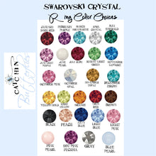 Load image into Gallery viewer, Silver Stackable Birthstone Ring Set, Silver Stacking Rings, Mother's Ring