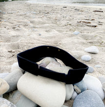 Load image into Gallery viewer, Upcycle GG Hat, GG Visor, Messy Bun Hat, Designer Patch hat, Recycled Deigner Hats, Golf Visor