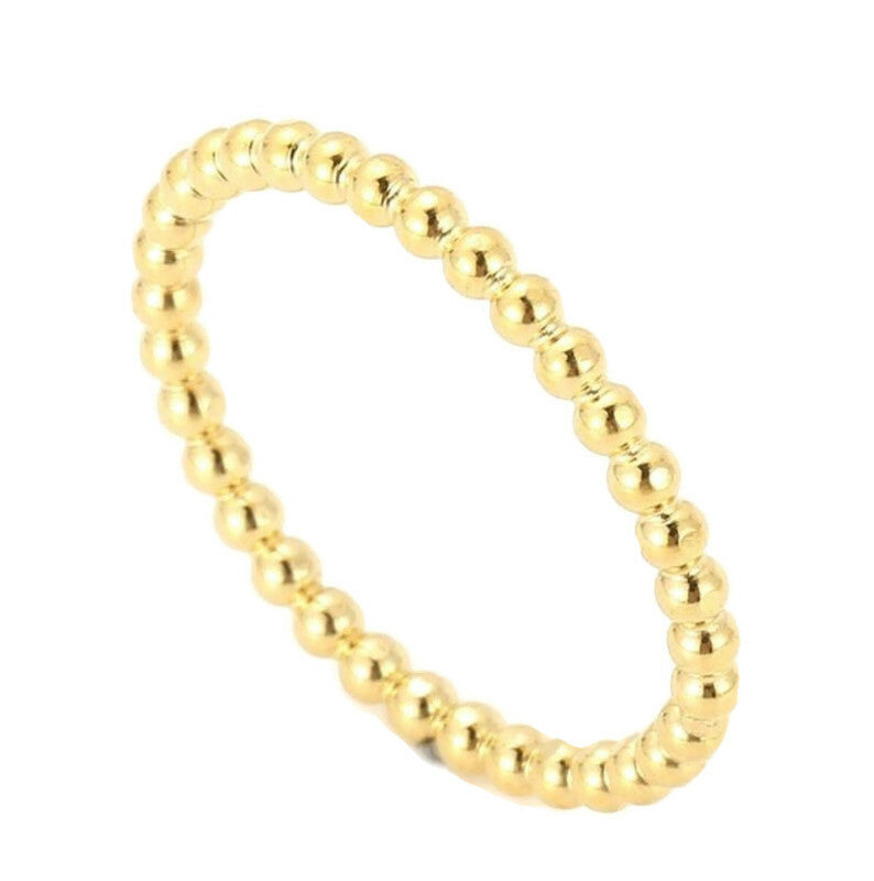 Gold Stackable Ring, Bead Spacer Ring – Catchin Butterflies